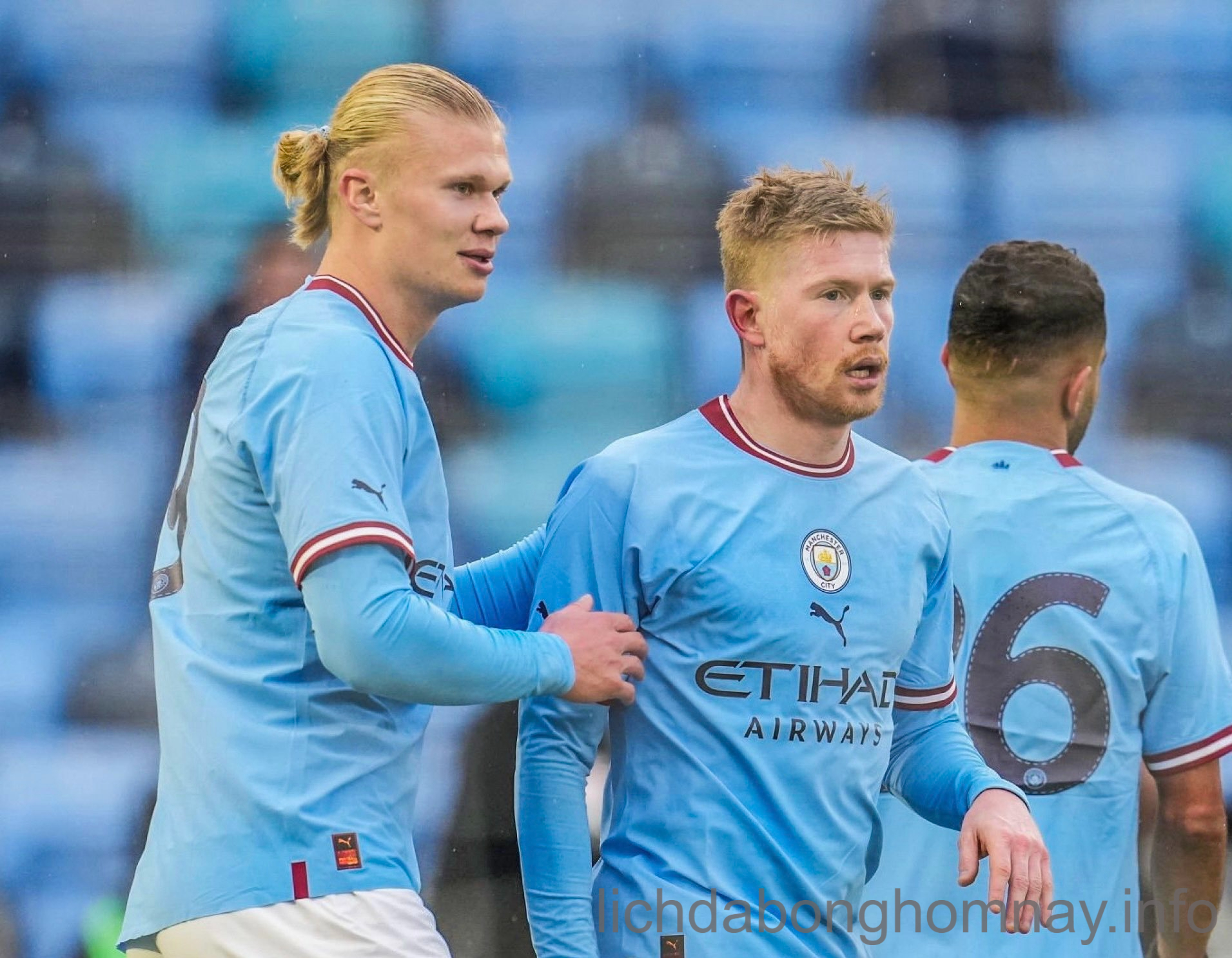 Haaland và Bruyne