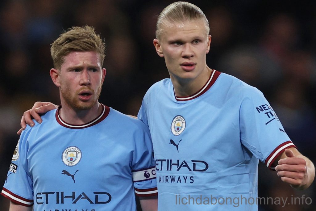 Haaland và Bruyne